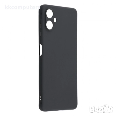 Силиконов кейс iPaky матиран, За Samsung Galaxy A07, Черен и Протектор, снимка 2 - Калъфи, кейсове - 51921877