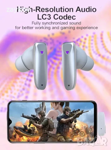 eppfun Безжични Bluetooth 5.2 VR геймърски слушалки за Meta Quest 2, 2.4GHz безжичен USB-C адаптер, снимка 4 - Bluetooth слушалки - 50773107