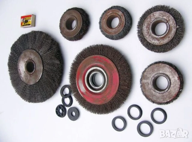 К-т Телени ЧЕТКИ Дискове Ф 80 ÷ 210 мм и АДАПТЕРИ Принадлежности за Ъглошлайф Флекс Шмиргел БАРТЕР, снимка 3 - Други инструменти - 51381108