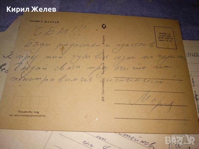 ЛОТ 4 Стари ПОЩЕНСКИ КАРТИЧКИ ФЛОРАЛНА ТЕМАТИКА ЦВЕТЯ НОВА ГОДИНА 36019, снимка 9 - Филателия - 39421172