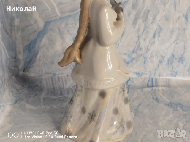 Стара Съветска Руска Порцеланова Фигура Статуетка Полонски Завод Снежанка, снимка 6 - Антикварни и старинни предмети - 54357517