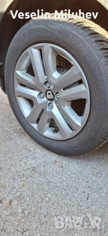 Оригинални метални джанти за Dacia, снимка 3 - Гуми и джанти - 54189639