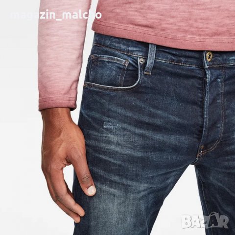 МЪЖКИ ДЪНКИ – G-STAR RAW  3301 Slim Jeans; размер: W33/L34, снимка 5 - Дънки - 29161482