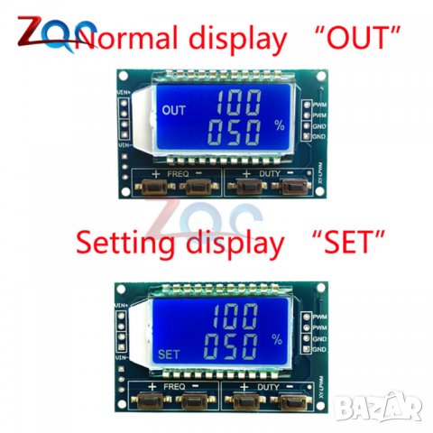 Сигнал генератор 1Hz-150Khz 3.3V-30V, снимка 6 - Друга електроника - 31356428