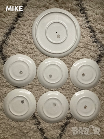  Френски Чинии за сирена d’Orchies, снимка 4 - Чинии - 52324734