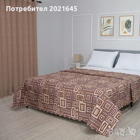 Шалте за спалня, размер 200/220см, снимка 4 - Покривки за легло - 44245404