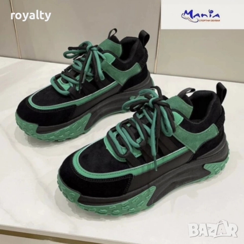 Дамски маратонки на платформа, снимка 4 - Маратонки - 52122465