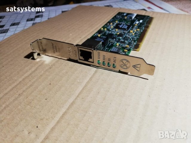 PCI-X Gigabit Lan Card Broadcom BCM95703A30U, снимка 3 - Мрежови адаптери - 31943796