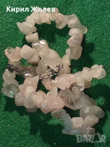 ВИНТИДЖ АРТ КОЛИЕ от НАТУРАЛНИ КАМЪЧЕТА МЛЕЧЕН КВАРЦ ПЛАНИНСКИ КРИСТАЛ 47346, снимка 13 - Колиета, медальони, синджири - 47283308