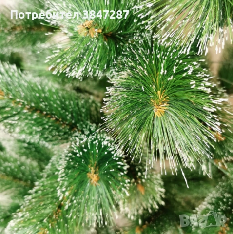 Коледна елха с бели заскрежени връхчета, снимка 6 - Други - 52243020