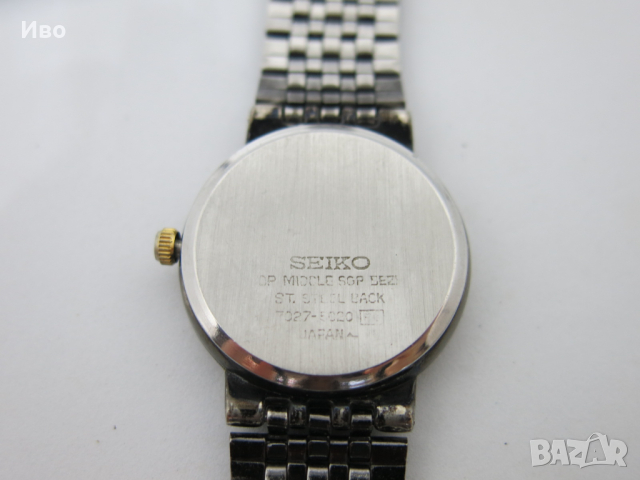 Рядък ретро часовник Seiko Quartz 7027-5020, унисекс, снимка 7 - Дамски - 44638164