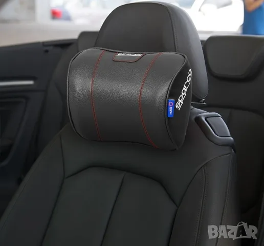 Възглавница за врат Sparco - комфорт при шофиране, снимка 2 - Аксесоари и консумативи - 55859579