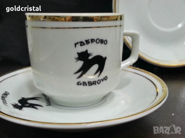 Стар български порцелан чаши за кафе , снимка 3 - Антикварни и старинни предмети - 27810347