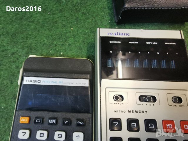 Два броя калкулатори Casio и Realtone , снимка 12 - Антикварни и старинни предмети - 39326789