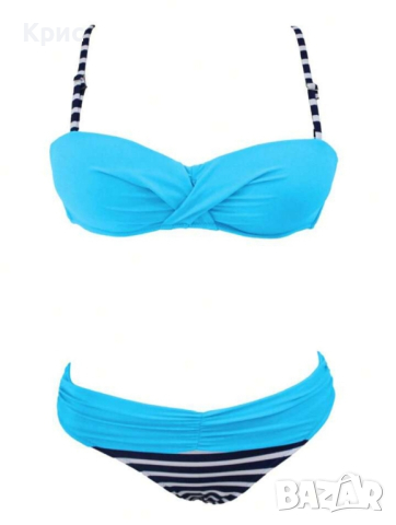 Бански костюм от две части, размер XL, снимка 6 - Бански костюми - 44604319