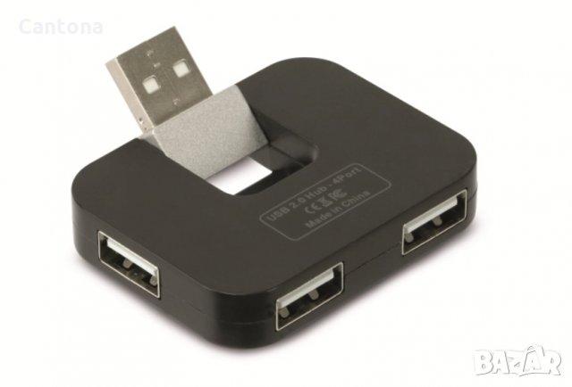 USB 2.0 Hub, 1 USB М към 4 USB F
