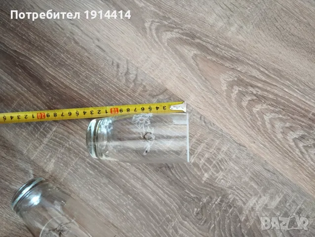 Стъклени чаши с цветя 12 бр., снимка 16 - Чаши - 49756461