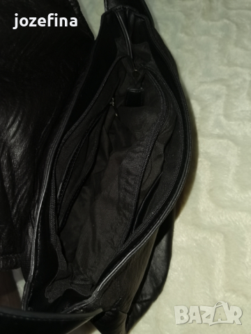 Дамска чанта от изкуствена много мека кожа, снимка 7 - Чанти - 44545310