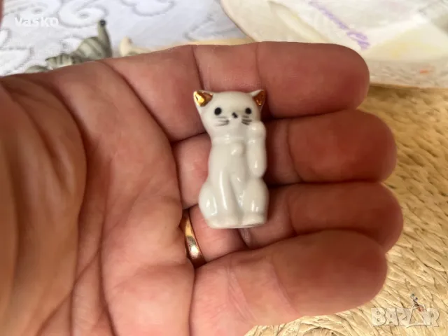 Старо порцеланово коте, снимка 2 - Колекции - 50032253
