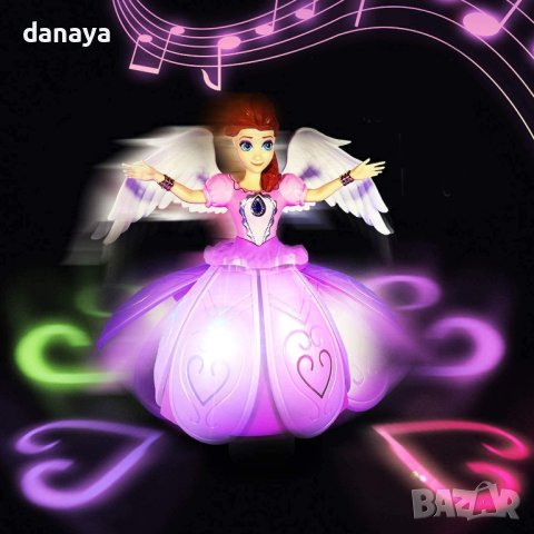4126 Светеща танцуваща музикална кукла Angel Girl, снимка 5 - Кукли - 42445106