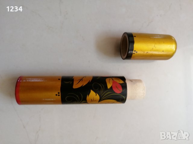 Дървена кутия моливник 22.5 см. , снимка 2 - Други стоки за дома - 37374301