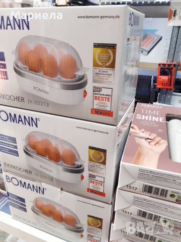 Продавам нова яйцеварка за 6 яйца Bomann EK 5022 CB - egg boiler, снимка 6 - Уреди за готвене на пара - 39667774