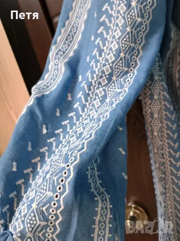 нова туника деним със бродерия Л-ХЛ размер , снимка 7 - Туники - 50167035