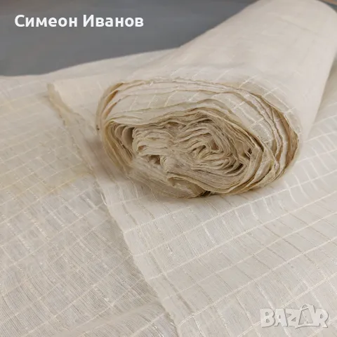 Топче копринен кенар за кърпи ризи плат платно B0163, снимка 3 - Антикварни и старинни предмети - 48706008