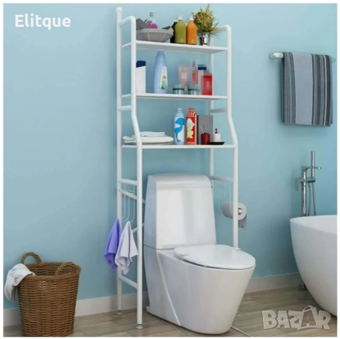 Етажерка с три рафта за баня, тоалетна, мокро помещение 263, снимка 3 - Етажерки - 52865540