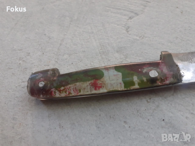 Стар малък български нож, снимка 5 - Антикварни и старинни предмети - 53274329