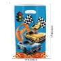 10 бр торбички Happy Birthday Hot Wheels Хот Уилс кола коли рали за сладки подарък рожден ден парти , снимка 2