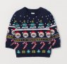 Коледен пуловер H&M 80/86, снимка 5