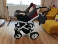 Комбинирана бебешка количка 3в1 Lorelli Mia, Red and Black, снимка 12