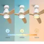 Таванен вентилатор с LED светлина -  Brizy Bright Ceiling Fan, снимка 5
