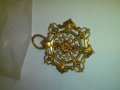 УНИКАЛНО БРОНЗОВО ПОЗЛАТЕНО СТАРИННО БИЖУ МАЙСТОРСКА ИЗРАБОТКА 14208, снимка 5
