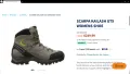 SCARPA KAILASH GORE-TEX Leather Boots EUR 36 1/2 / UK 3 2/3 естествена кожа водонепромокаеми - 1104, снимка 2