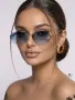 Fendi Дамски Слънчеви Очила С UV400 Защита - Различни Цветове Код SB-18, снимка 11