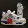 Nike Jordan 4 Retro Military Blue Найк Обувки 43 размер номер Air, снимка 1 - Кецове - 37103393