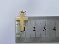 Златен Кръст 18К 750 / 1,71 гр., снимка 3
