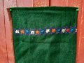 Автентична тъкана вълнена калъфка . Носия, снимка 2