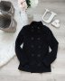 Черно сако двуредово закопчаване H&M блейзър , снимка 1 - Сака - 35495429