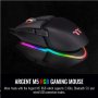 Thermaltake ARGENT M5 RGB гейминг мишка, черен ЧИСТО НОВА запечатана, снимка 1 - Клавиатури и мишки - 40771163