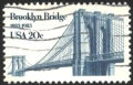 Клеймовани марки Медал на честта сащ Брукленски мост 1983  от САЩ, снимка 2