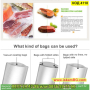 Машина за вакуумиране и запечатване на храни Vacuum Sealer - КОД 4118, снимка 11
