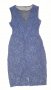 Елегантна синя рокля Vero moda, снимка 1 - Рокли - 37669248