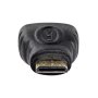 64.Преходник Mini HDMI(м) към HDMI Type-A (Full-Size) (ж),черен.НОВ, снимка 2