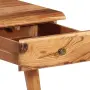 vidaXL Писалище, акациево дърво масив, 110x50x76 cм, снимка 7
