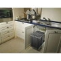 Кош за отпадъци Elletipi Ecofil PF01 44B2 2x24л За вграждане в чекмедже кош за боклук разделно , снимка 1
