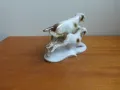 Немска порцеланова фигура Ловни кучета 1950 г статуетка, снимка 7