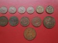 Лот стари не повтарящи се монети Великобритания Джордж VI, снимка 5